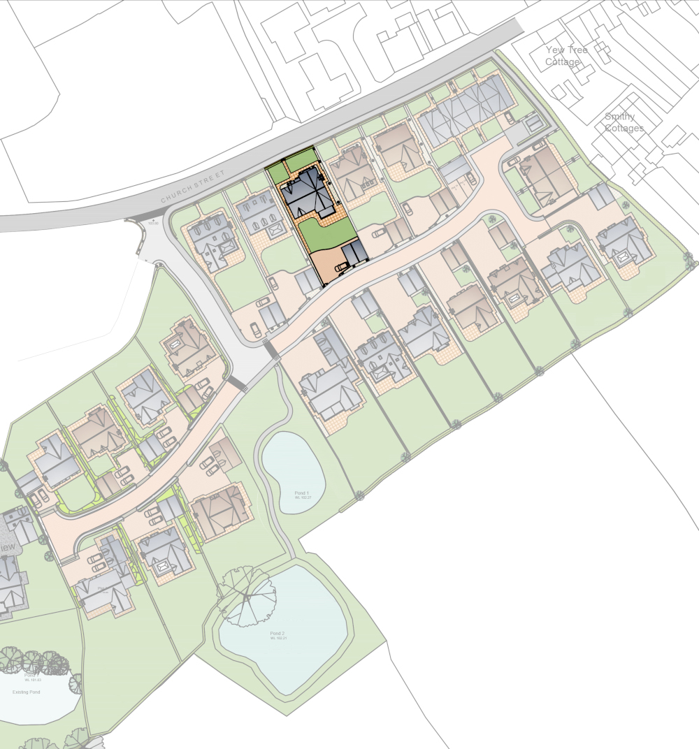 Site plan : Campion House : Mount View : Malpas