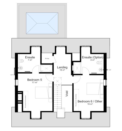 Floorplan, Chamberlain House, Malpas