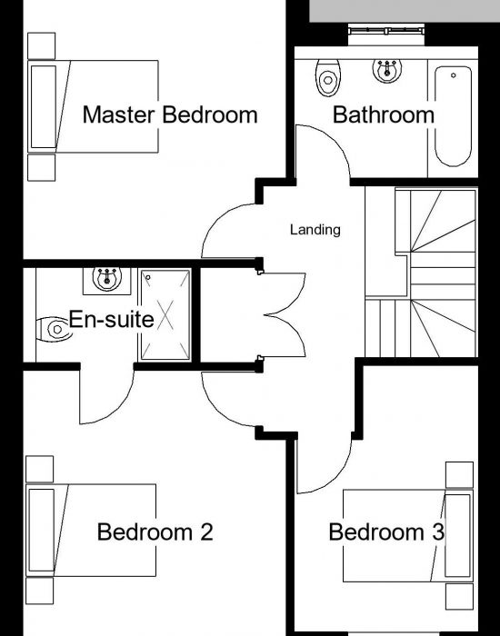 Roseberry Cottage - First Floor floorplan
