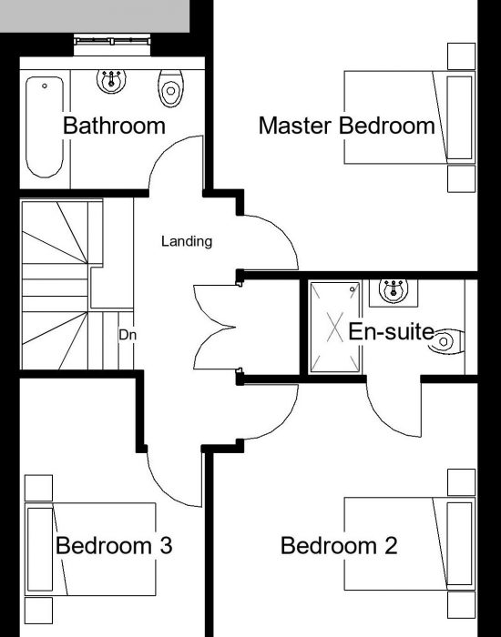 Moorhen - First Floor Plan